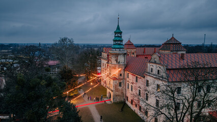 Zamek w Niemodlinie, widom z lotu ptaka © rozentuzjazmowany