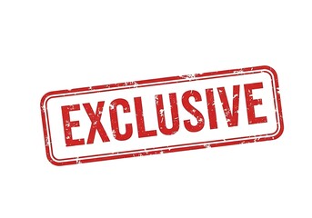 A bold red exclusive stamp marking special or limited access items.