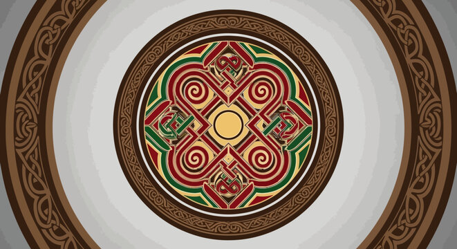 Intricate Celtic Knotwork Design Pattern.