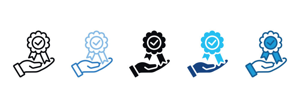 Standards Icon Set Multiple Style Of