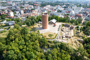 Obraz premium Zamek krzyżacki w Grudziądzu, Polska.
