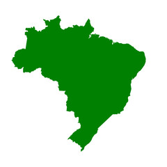 Obraz premium Brazil Map