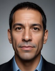 Obraz premium Confident Hispanic Business Casual Male Headshot
