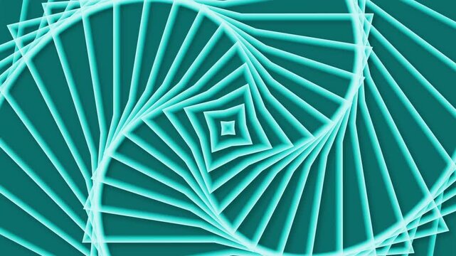 Paper spiral folds pattern background animation