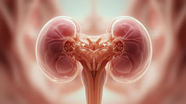 3D Medical Animation of Female Reproductive System with Slow Cinematic Tilt, 8K