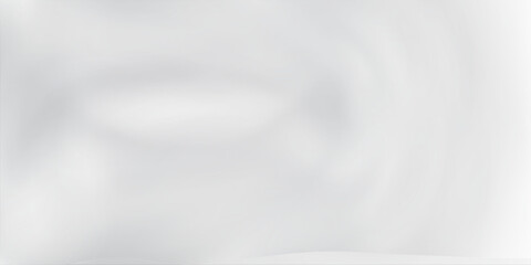 Obraz premium Grey gradient vector background. Abstract silver wallpaper texture. Metallic illustration style. Template for website design and social media advertising.