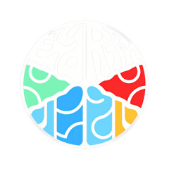 vector illustration of a decorative christmas tree