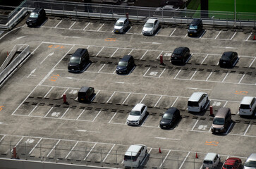 駐車場の風景