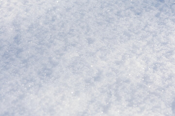 Obraz premium Soft snow texture natural winter backdrop close up