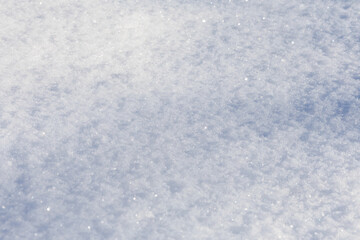 Obraz premium Snow surface texture with sparkling crystals winter background