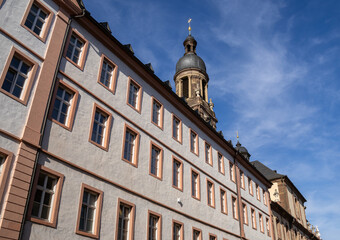 Fototapeta premium Würzburg, Bavaria, Germany – August 25, 2025: Beautiful views of Würzburg featuring historic buildings, cultural landmarks and the charm of a traditional German city.