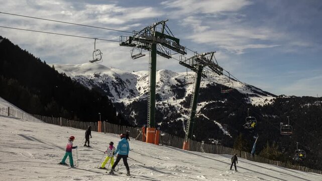 la molina ski resort in spain
