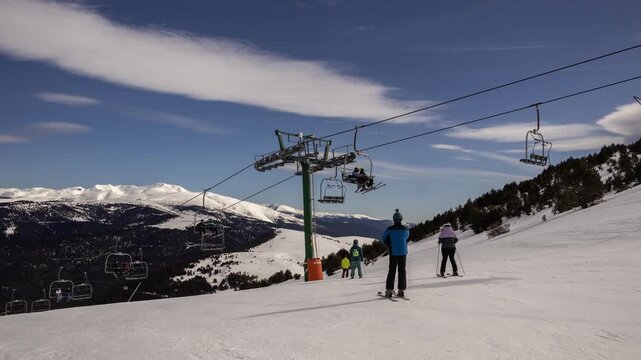 la molina ski resort in spain