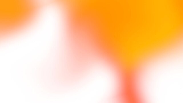 Abstract orange and white mesh gradient bright motion background
