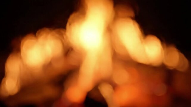 Atmospheric Element Position the firelight as a versatile background or overlay asset for mood and depth.