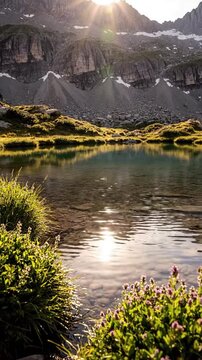 Ripple Effect Glimmer Gentle waves, abstract patterns, dynamic light