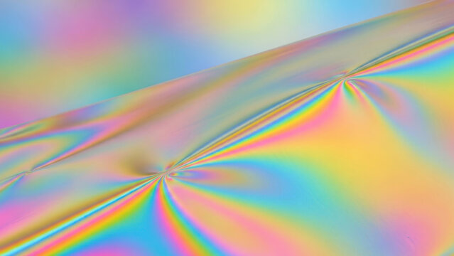 A colorful abstract image with a rainbow effect