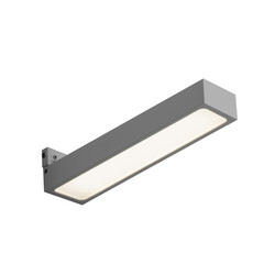 Modern metallic linear track lighting fixture with clean, minimalist design isolated on white background