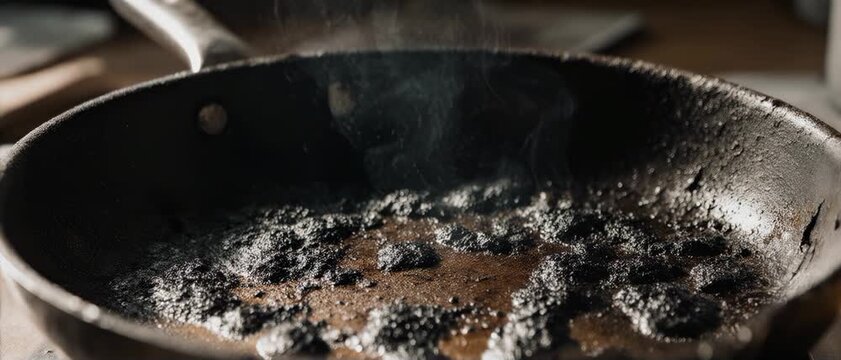 焦げついたフライパンが映す日常の後悔