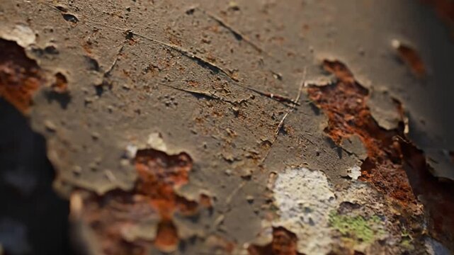 Gritty Detail Macro exploration of oxidized surfaces