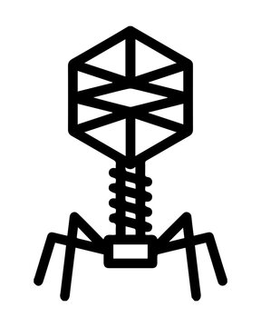 Bacteriophage Virus Icon