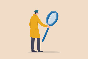Person with Magnifying Glass