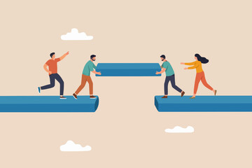 People Working Together Now