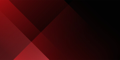 Obraz premium Dynamic Red And Black Abstract Background with Geometric Lines