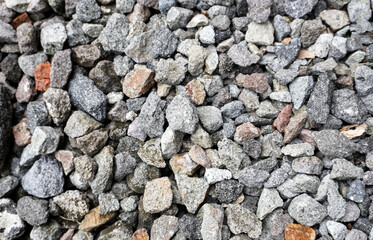 Pebble Stone Texture Background with Natural Gravel Surface