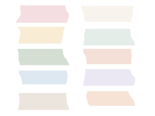 Soft Pastel Color Bundle PNG Set