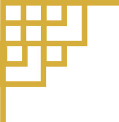 Chinese retro corner border decoration