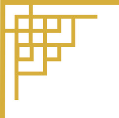 Chinese retro corner border decoration