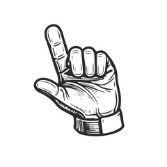 Open hands football gloves illustration in detailed vintage engraving style with monochrome shading. Perfect for sports graphics and equipment visuals.