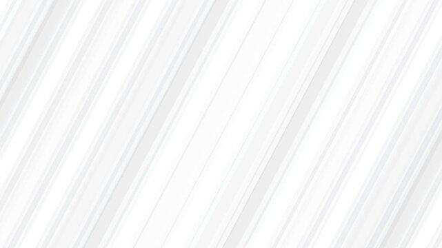 Clean white and grey abstract diagonal lines create a modern motion background.