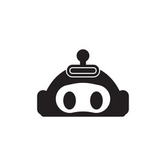 Modern robot symbol icon  vector illustration design