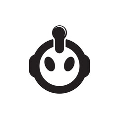 Modern robot symbol icon  vector illustration design