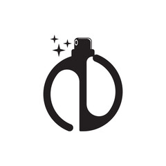 simple perfume logo design vector