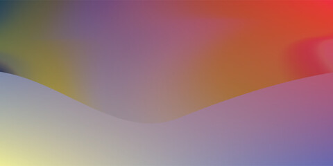 Elegant Abstract Wave Background in blue, red, yellow, and orange, Amazing Web Design Element or Digital Art Display. New esp vector