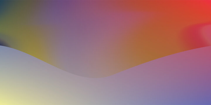 Elegant Abstract Wave Background in blue, red, yellow, and orange, Amazing Web Design Element or Digital Art Display. New esp vector