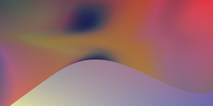 Elegant Abstract Wave Background in blue, red, yellow, and orange, Amazing Web Design Element or Digital Art Display. New esp vector