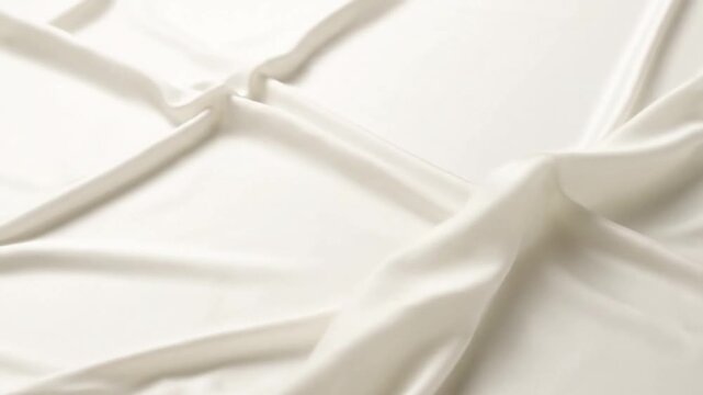 Dynamic Fabric Geometry Overhead, intricate folds and pleats shifting