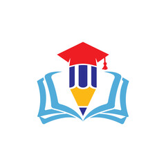 Education Logo Template Vector Illustration Design