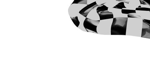 A striking abstract image features a checkered surface against a clean white background, perfect for adding depth to gra © vegefox.com