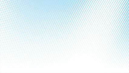 Elegant light blue halftone dots gradient background for modern designs