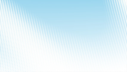 Elegant light blue halftone dots gradient background for modern designs