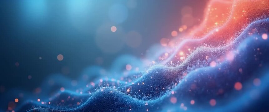 Create a refined wallpaper design characterized by expansive empty areas and delicate digital gradients inspired by gene expression profiling merging sophisticated molecular data interpretation advanc