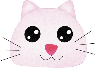 Fototapeta premium face pink kitten