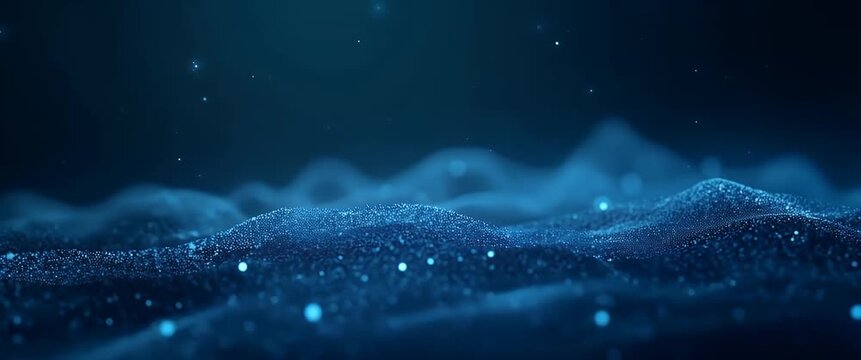 Wallpaper design illustrating blockchain based financial identity with broad empty space and sleek digital visuals depicting innovative decentralized identity systems secure digital credential verific
