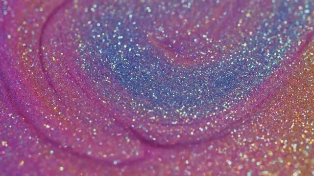 Glitter Fluid fluid glitter with soft gradients ? gentle motion; royalty-free look; no banners or text; no faces; no trademarks scene 3 Abstract cinematic angle