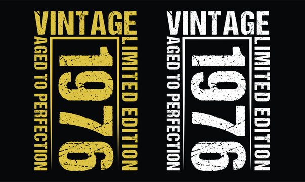 vintage 1976 t shirt design 